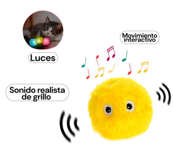 POMPON ELECTRONICO CRICK-E (SONIDO GRILLO)