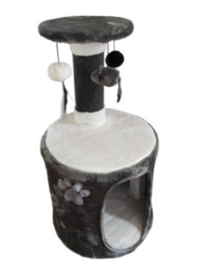 RASCADOR CASITA REDONDA C/PLATAFORMA Y JUGUETES