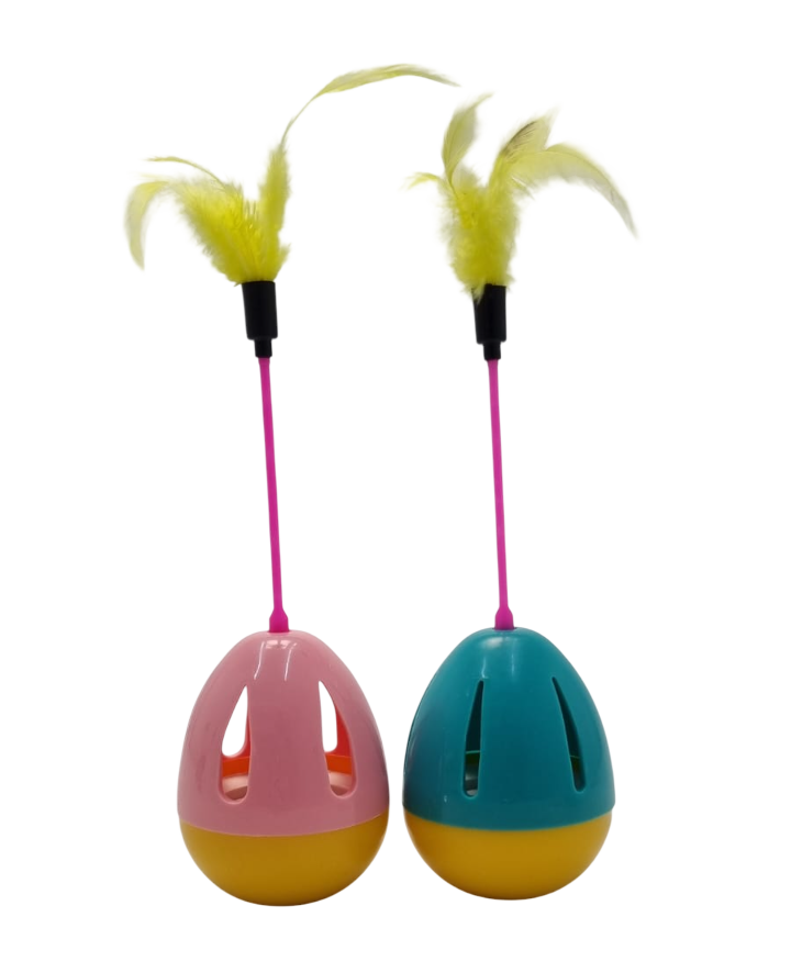 JUGUETE VAIVEN C/CASCABEL Y PLUMA