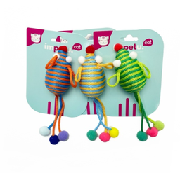 [9789] RATON HILO 3 COLAS POMPON